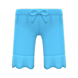 Animal Crossing Frilly Pants|Blue Image