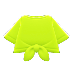 Front-tie Tee Lime