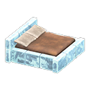 Animal Crossing Frozen Bed|Ice / Brown Image