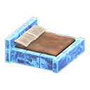 Frozen Bed Ice blue / Brown
