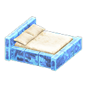 Frozen Bed Ice blue / White
