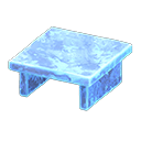 Frozen Table Ice blue