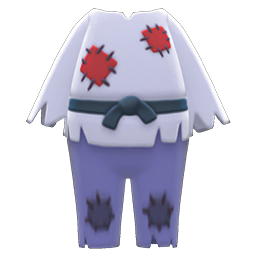 Animal Crossing Frugal Outfit|Blue-gray Image