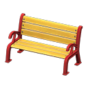 Garden Bench Red