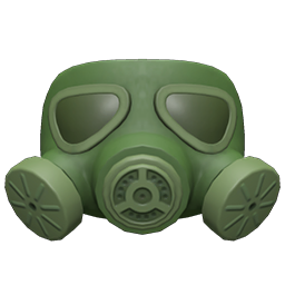 Animal Crossing Gas Mask|Avocado Image