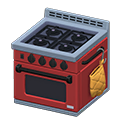 Gas Range Red