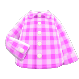 Gingham Picnic Shirt Pink