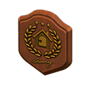 Animal Crossing Gold HHA Plaque Image