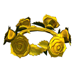 Animal Crossing Gold Rose Crown Image