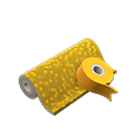 Animal Crossing Gold Wrapping Paper Image