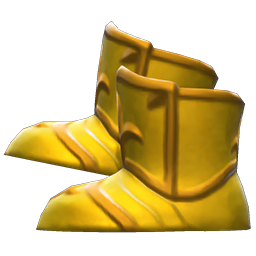 Animal Crossing Gold-armor Shoes Image