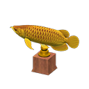 Animal Crossing Golden Arowana Model Image