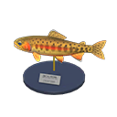 Animal Crossing Golden Trout Model Image