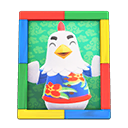 Animal Crossing Goose's Photo|Colorful Image