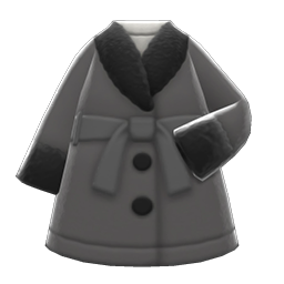 Animal Crossing Gown Coat|Black Image