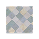 Gray Argyle-Tile Flooring