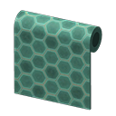 Animal Crossing Green Honeycomb-tile Wall Image