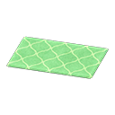 Green Kitchen Mat