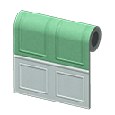 Animal Crossing Green Molded-panel Wall Image