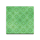 Animal Crossing Green Retro Flooring Image