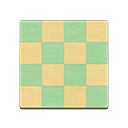 Animal Crossing Green Vinyl Flooring Image