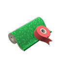 Animal Crossing Green Wrapping Paper Image