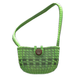 Animal Crossing Hand-knit Pouch|Green Image