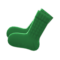 Animal Crossing Hand-knit Socks|Green Image