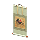 Hanging Scroll Green / Bird