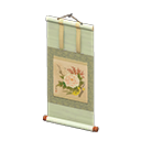 Hanging Scroll Green / Flower