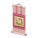 Hanging Scroll Pink / Flower