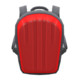 Hard-shell Backpack Red