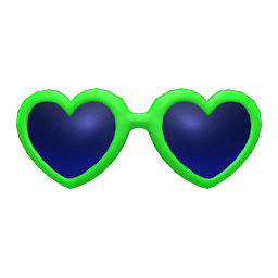 Heart Shades Green