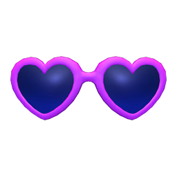 Heart Shades Purple