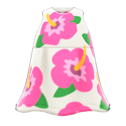 Animal Crossing Hibiscus Muumuu|Pink Image