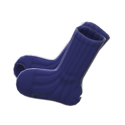 Holey Socks Navy blue