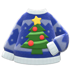 Animal Crossing Holiday Sweater|Blue Image