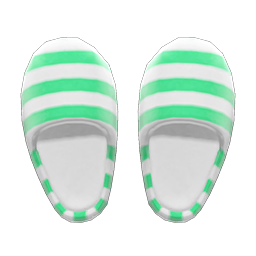 House Slippers Green