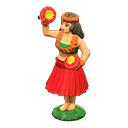 Hula Doll Red