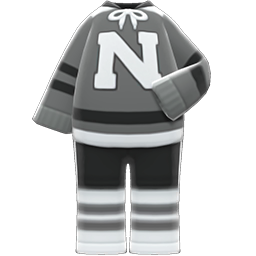Ice-hockey Uniform Gray