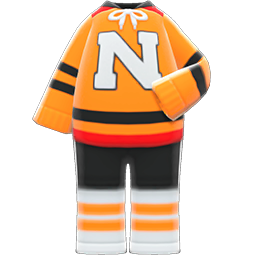 Ice-hockey Uniform Orange