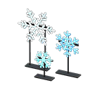 Illuminated Snowflakes White