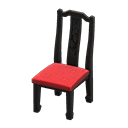 Animal Crossing Imperial Dining Chair|Black Image
