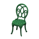 Iron Garden Chair Green