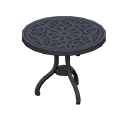 Animal Crossing Iron Garden Table|Black Image