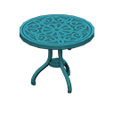 Iron Garden Table Blue