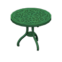 Iron Garden Table Green