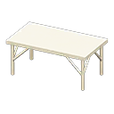 Iron Worktable White