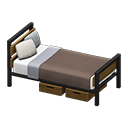 Ironwood Bed Walnut / Brown