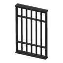 Animal Crossing Jail Bars|Black Image